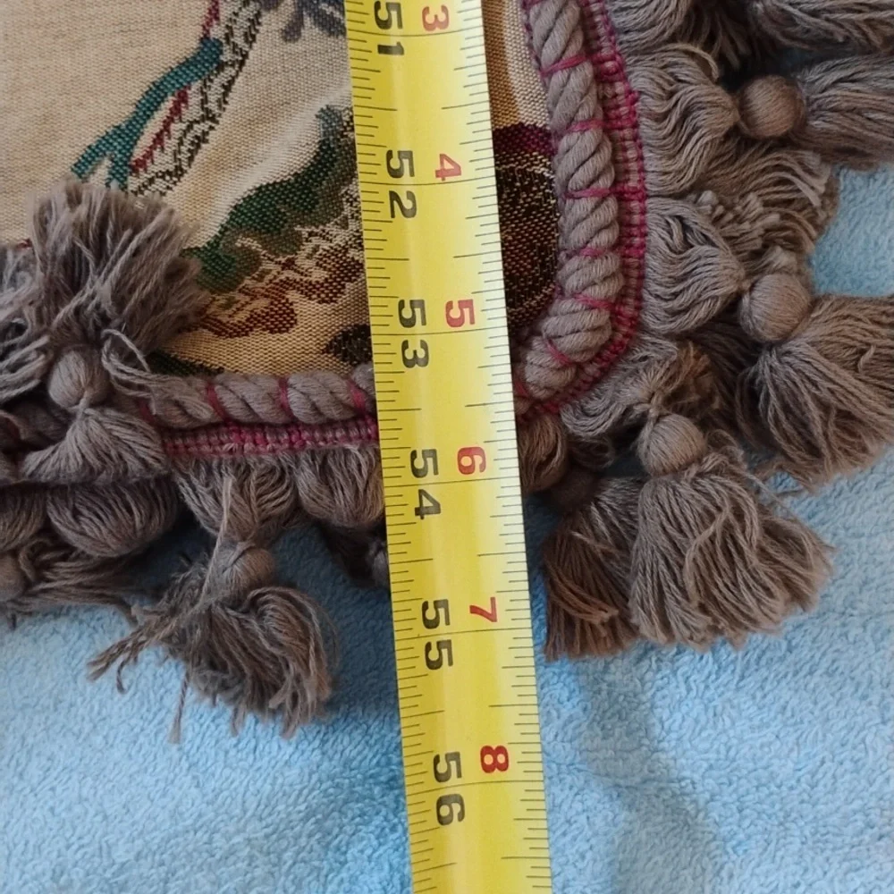 Vintage Tapestry Tassel Tablecloth